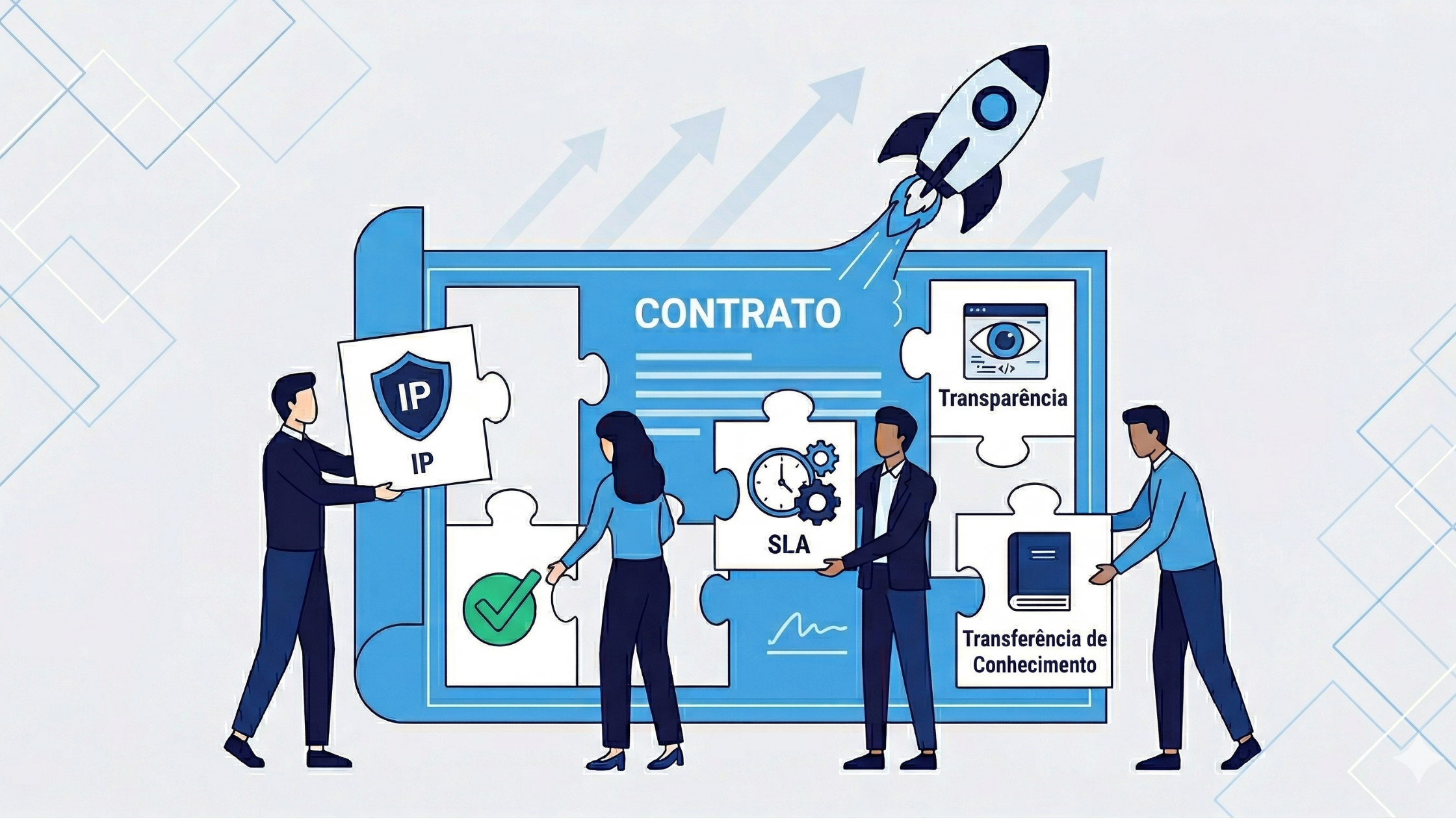 Guia de Fornecedores: O que exigir em um contrato de desenvolvimento de software